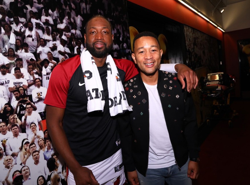 John Legend, Dwyane Wade